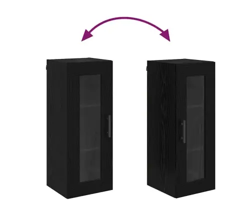 Pakabinama Spintelė Juodas Ąžuolas 34,5 X 34 X 90 Cm