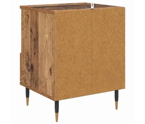 Nakts Skapītis Ar Atvilktni 2 Pcs Vecs Koks 40 X 35 X 50 Cm Vidaxl