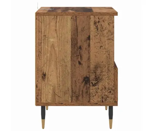 Nakts Skapītis Ar Atvilktni 2 Pcs Vecs Koks 40 X 35 X 50 Cm Vidaxl