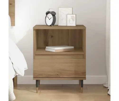 Nakts Skapītis Ar Atvilktni Amatnieku Ozola 40 X 35 X 50 Cm Vidaxl