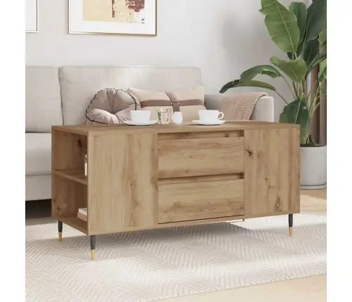 Kohvilaud Sahtliga Käsitöötamm 102 X 44,5 X 50 Cm Tehispuit