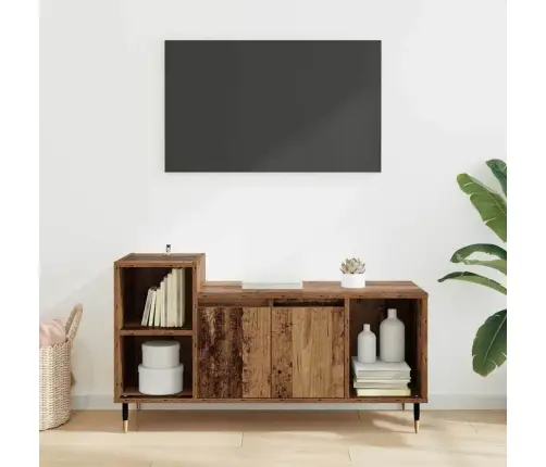 Televizora Skapīša Vecs Koks 100 X 35 X 55 Cm Inženierijas Koks Vidaxl