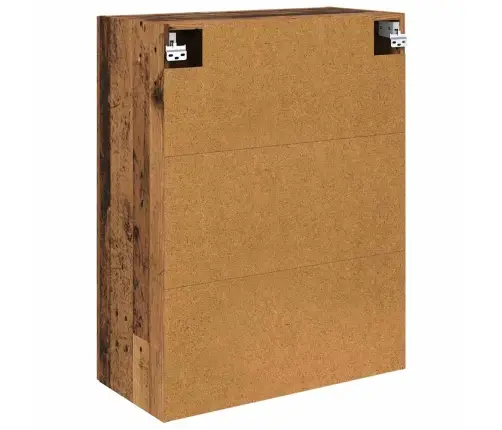 Sienas Skapis Vecs Koks 69,5 X 34 X 90 Cm Inženierijas Koks Vidaxl