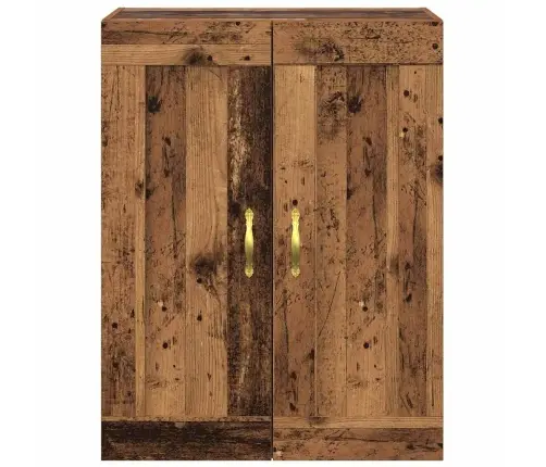 Sienas Skapis Vecs Koks 69,5 X 34 X 90 Cm Inženierijas Koks Vidaxl