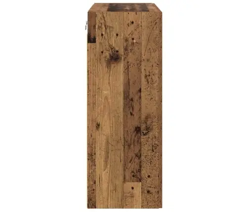 Sienas Skapis Vecs Koks 69,5 X 34 X 90 Cm Inženierijas Koks Vidaxl