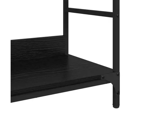 Grāmatu Plaukts Melns Ozols 78.5 X 33 X 82 Cm Inženierijas Koks Vidaxl Grāmatu Plaukts Melns Ozols 78.5 X 33 X 82 Cm Inženierijas Koks Vidaxl