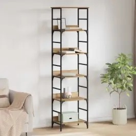 Grāmatu Plaukts Artisānā Ozols 50 X 33 X 188,5 Cm Vidaxl