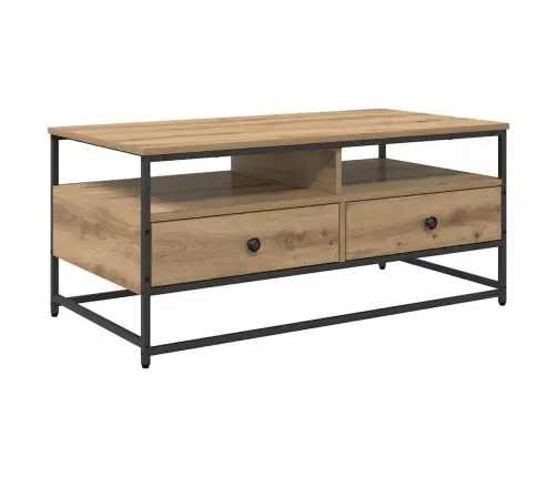 Kavos Staliukas Su Stalčių Artisano Ąžuolo 100 X 51 X 45 Cm Kavos Staliukas Su Stalčių Artisano Ąžuolo 100 X 51 X 45 Cm