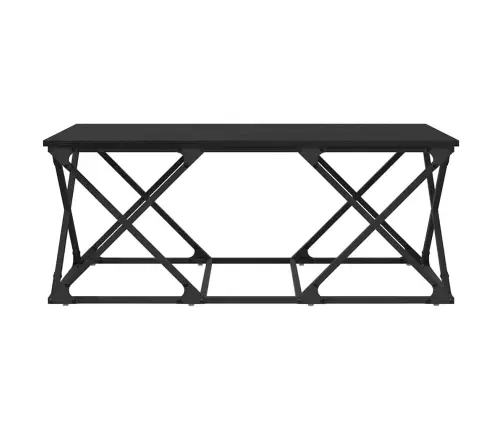 Kafijas Galdiņš Melns Ozols 100 X 49 X 40 Cm Inženierijas Koks Vidaxl