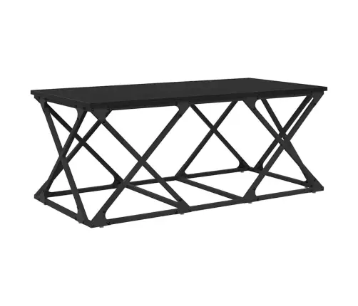 Kafijas Galdiņš Melns Ozols 100 X 49 X 40 Cm Inženierijas Koks Vidaxl