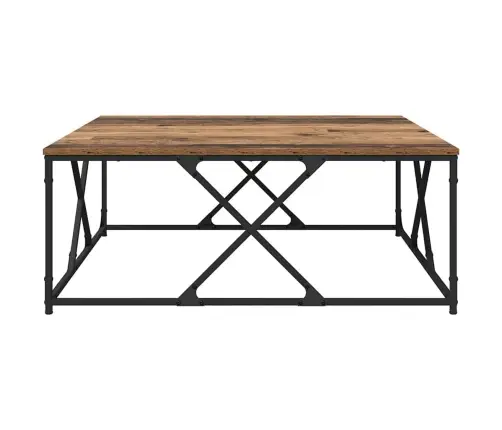 Kafijas Galdiņš Vecs Koks 100 X 100 X 40 Cm Inženierijas Koks Vidaxl