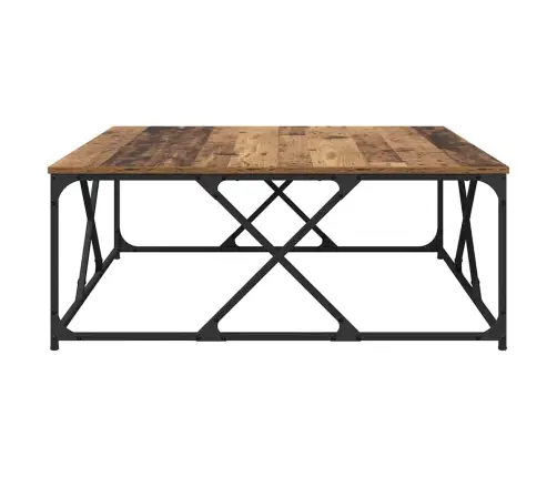 Kafijas Galdiņš Vecs Koks 100 X 100 X 40 Cm Inženierijas Koks Vidaxl