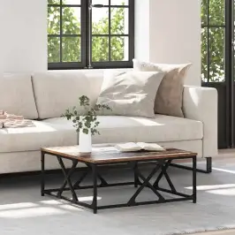 Kafijas Galdiņš Vecs Koks 70 X 70 X 30 Cm Inženierijas Koks Vidaxl