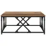 Kafijas Galdiņš Vecs Koks 70 X 70 X 30 Cm Inženierijas Koks Vidaxl