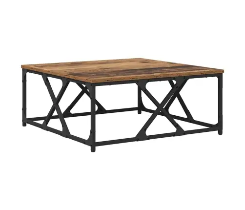 Kafijas Galdiņš Vecs Koks 70 X 70 X 30 Cm Inženierijas Koks Vidaxl