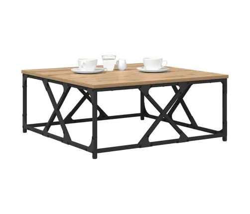 Kafijas Galdiņš Amatnieku Ozola 70 X 70 X 30 Cm Vidaxl