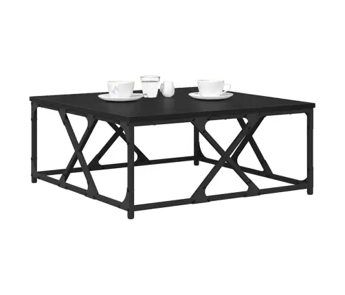 Kavos Staliukas Juoda Ąžuolo 70 X 70 X 30 Cm Apdirbta Mediena Kavos Staliukas Juoda Ąžuolo 70 X 70 X 30 Cm Apdirbta Mediena