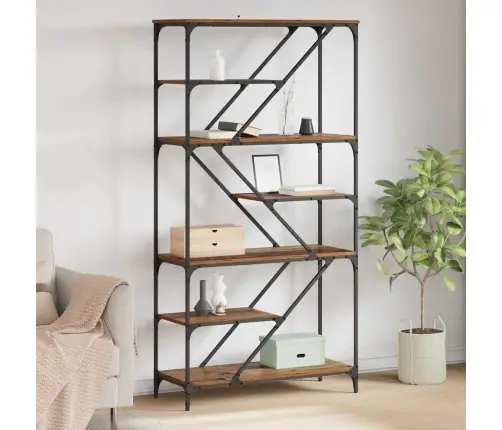 Raamatukapp Vana Puit 91 X 36 X 176 Cm Tehispuit