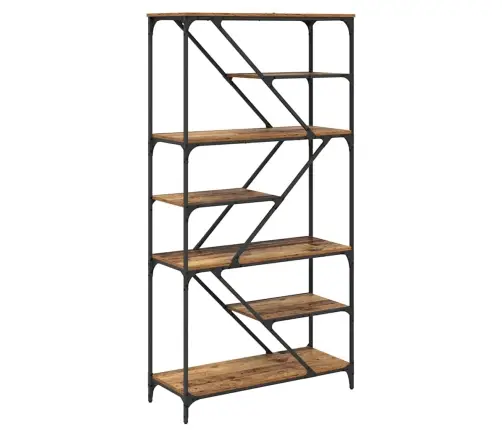 Raamatukapp Vana Puit 91 X 36 X 176 Cm Tehispuit