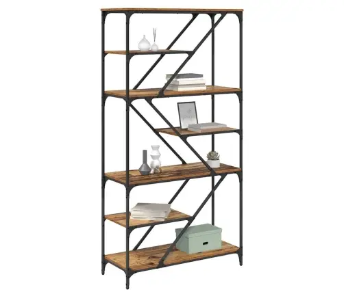 Raamatukapp Vana Puit 91 X 36 X 176 Cm Tehispuit