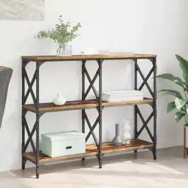 Konsoles Galds Vecs Koks 100 X 28 X 80,5 Cm Inženierijas Koks Vidaxl