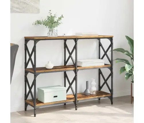 Konsoles Galds Vecs Koks 100 X 28 X 80,5 Cm Inženierijas Koks Vidaxl