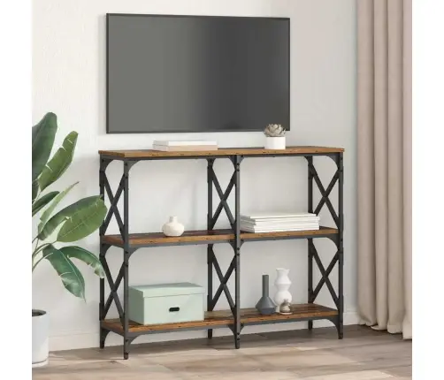 Konsoles Galds Vecs Koks 100 X 28 X 80,5 Cm Inženierijas Koks Vidaxl