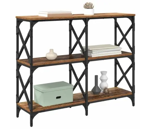 Konsoles Galds Vecs Koks 100 X 28 X 80,5 Cm Inženierijas Koks Vidaxl