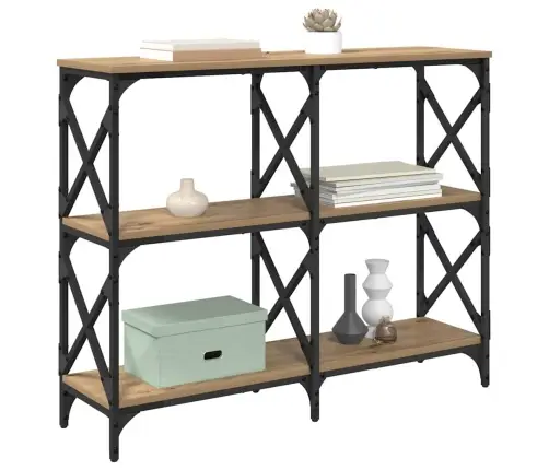 Konsoollaud Käsitööpuu 100 X 28 X 80,5 Cm Tehispuit