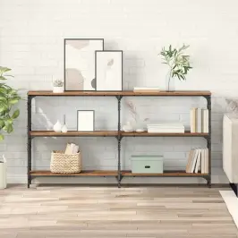 Konsoles Galds Vecs Koks 156 X 28 X 80,5 Cm Inženierijas Koks Vidaxl