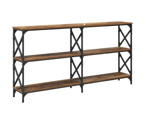 Konsoles Galds Vecs Koks 156 X 28 X 80,5 Cm Inženierijas Koks Vidaxl