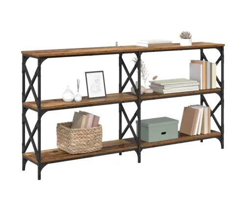 Konsoles Galds Vecs Koks 156 X 28 X 80,5 Cm Inženierijas Koks Vidaxl