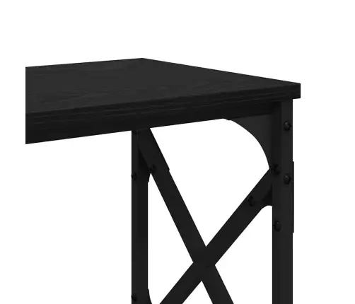 Konsoles Galds Melns Ozols 156 X 28 X 80,5 Cm Inženierijas Koks Vidaxl Konsoles Galds Melns Ozols 156 X 28 X 80,5 Cm Inženierijas Koks Vidaxl