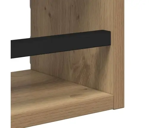 Sienas Plauktu Komplekts 3 Pcs Artisānā Ozols 40X16X14Cm Vidaxl