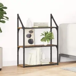 Sienas Plaukts Vecs Koks 60 X 21 X 78,5 Cm Inženierijas Koks Vidaxl