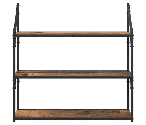 Sieninė Lentyna Su Lentyna Senovinis Medis 80 X 21 X 78,5 Cm