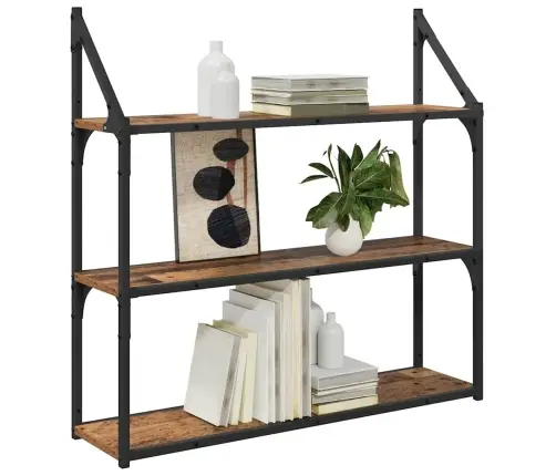 Sieninė Lentyna Su Lentyna Senovinis Medis 80 X 21 X 78,5 Cm