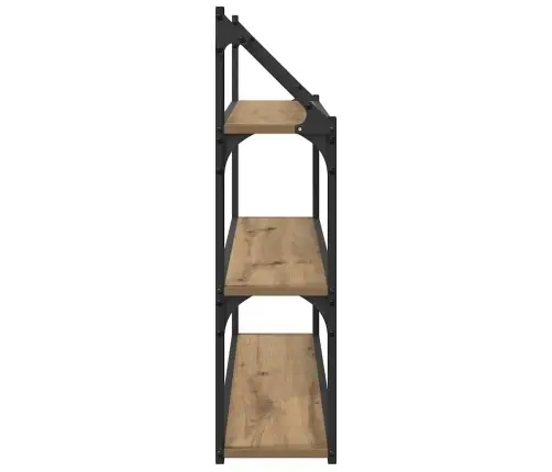 Sienas Plaukts Ar Plauktu Artisānā Ozols 80 X 21 X 78,5 Cm Vidaxl