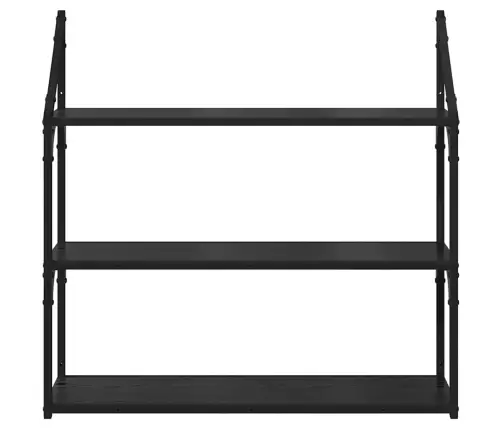 Sieninė Lentyna Su Lentyna Juodas Ąžuolas 80 X 21 X 78,5 Cm