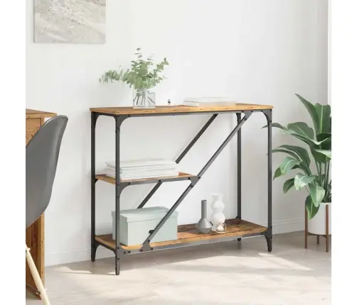 Konsoles Galds Vecs Koks 88,5 X 30 X 75 Cm Inženierijas Koks Vidaxl