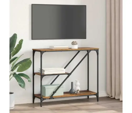 Konsoles Galds Vecs Koks 88,5 X 30 X 75 Cm Inženierijas Koks Vidaxl