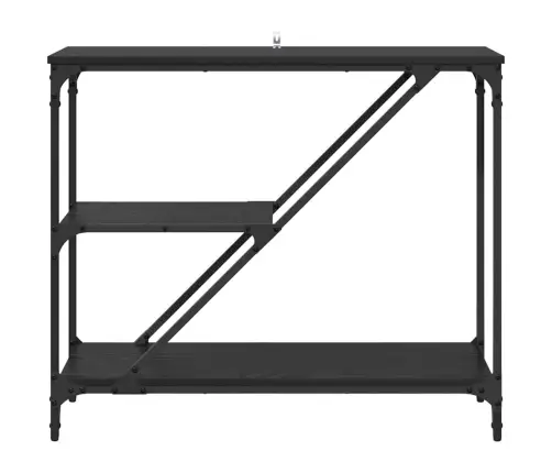 Konsoollaud Must Tamm 88,5 X 30 X 75 Cm Tehispuit