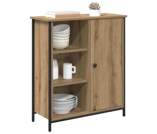 Puse Artisānā Ozols 70 X 30 X 80 Cm Inženierijas Koks Vidaxl