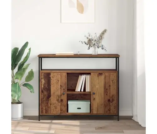 Puse Vecs Koks 100 X 35 X 80 Cm Inženierijas Koks Vidaxl