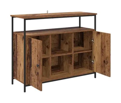 Puse Vecs Koks 100 X 35 X 80 Cm Inženierijas Koks Vidaxl