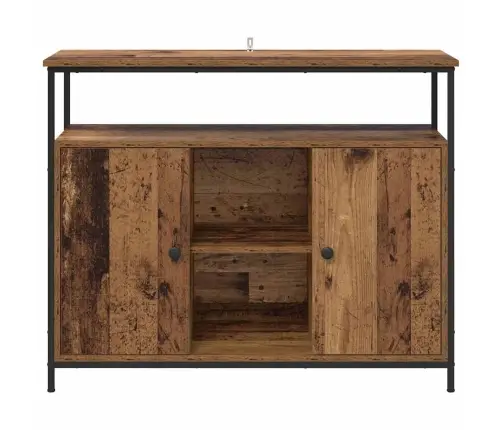 Puse Vecs Koks 100 X 35 X 80 Cm Inženierijas Koks Vidaxl