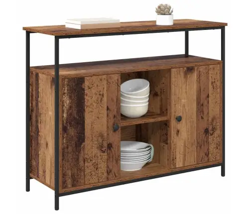 Puse Vecs Koks 100 X 35 X 80 Cm Inženierijas Koks Vidaxl