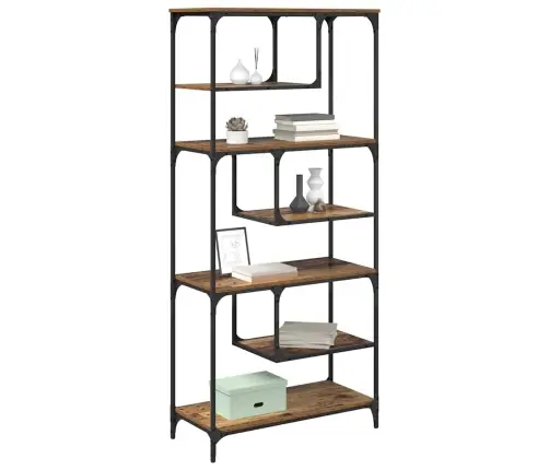 Raamatukapp Vana Puit 81 X 36 X 176 Cm Tehispuit