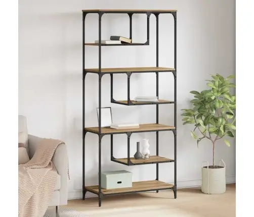 Grāmatu Skapis Amatnieku Ozola 81 X 36 X 176 Cm Vidaxl