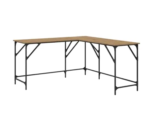 Galds Artisānā Ozols 149 X 149 X 75 Cm Inženierijas Koks Vidaxl